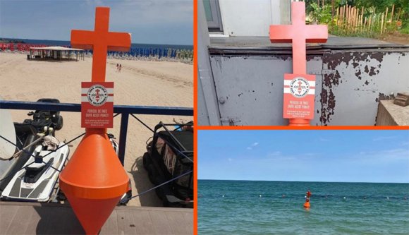 Kiakadtak a fekete-tengeri vízimentők a sírkereszt alakú bójáktól