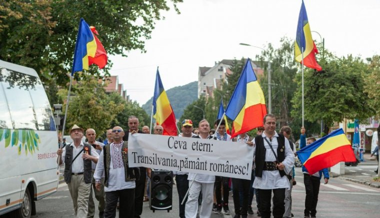 Jól megünnepelték a nacionalisták a román himnusz napját Székelyudvarhelyen