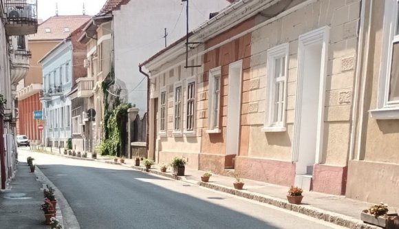 Váradon egy utca lakói virágládákkal akadályozzák meg, hogy az autók a járdára parkoljanak