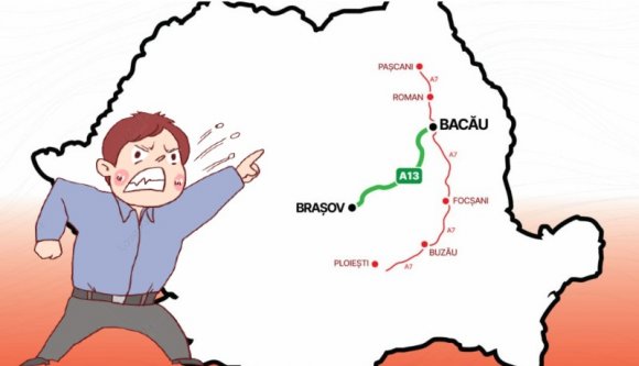 A székelyek Bukarestig mentek tiltakozni a Háromszéket átszelő sztráda nyomvonala miatt