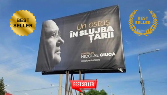 Négymillió euró közpénzbe kerül a Nicolae Ciucă könyvét népszerűsítő óriásplakátkampány - hírek szerdán
