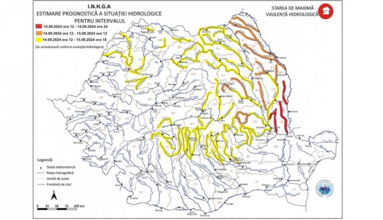 Árvizek pusztítanak több megyében, Kolozs megyében sárga riasztást adtak ki - szombati hírek