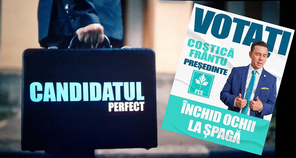 A tökéletes jelölt. Jelenet a filmből és plakát: Szemet hunyok a csúszópénz fölött! 