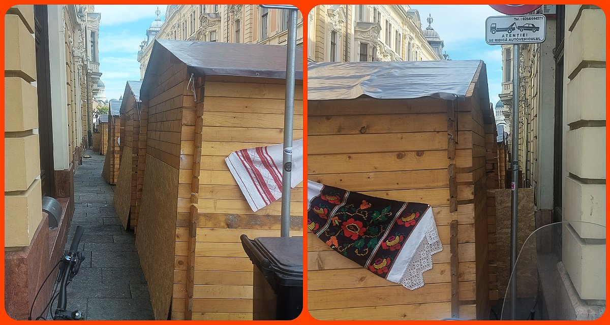Így néz kis a csodálatos bódéelhelyezés profilból. 