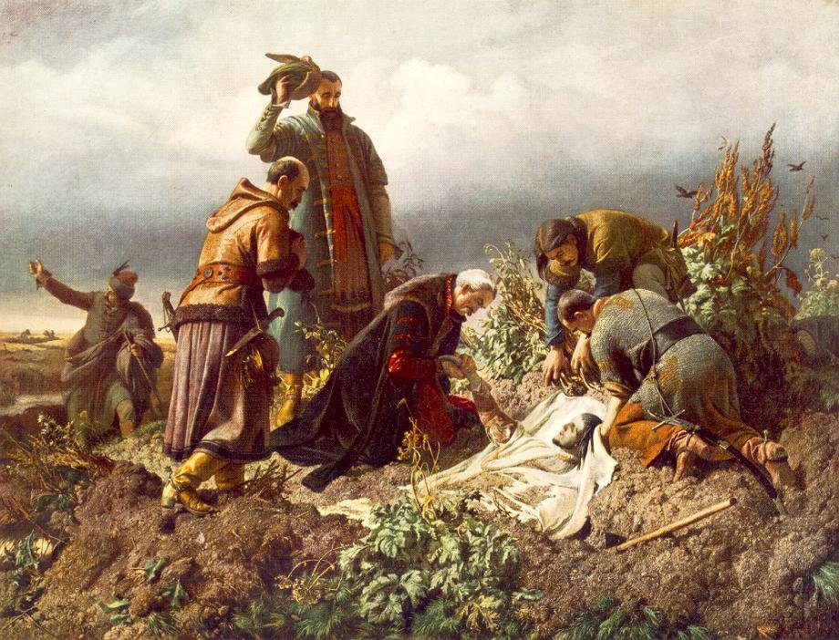 Székely Bertalan: II. Lajos tetemének feltalálása 