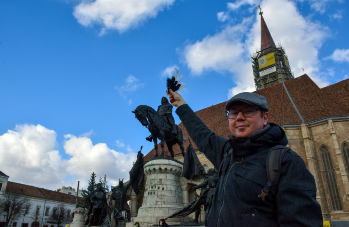 Mátyás, az indián és Korpa Tamás (Fotó: Gondos Mária Magdolna)