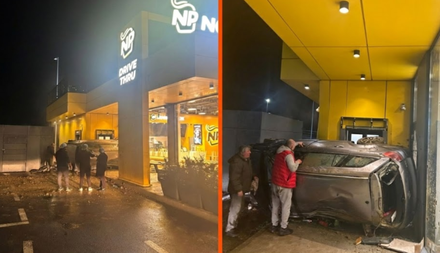 Egy gyorsétterem fala állította meg a száguldó kolozsvári sofőrt – hírmix