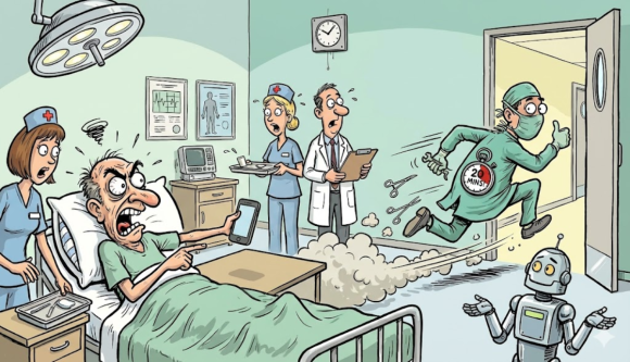 Kiakadt a beteg, mert a sebész túl gyorsan végzett a műtéttel – hírmix