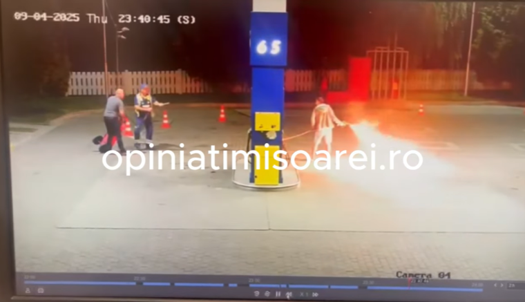 Részeg férfi lobbantott lángra egy üzemanyagpumpát, majd egy alkalmazottra is égő üzemanyagot locsolt (VIDEÓ) – hírmix