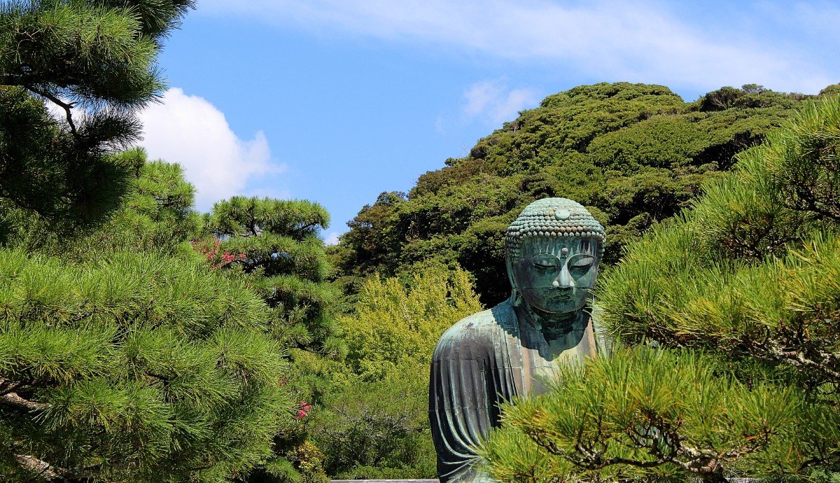 A Nagy Buddha Kamakurában. (Fotó: a szerző felvétele) 