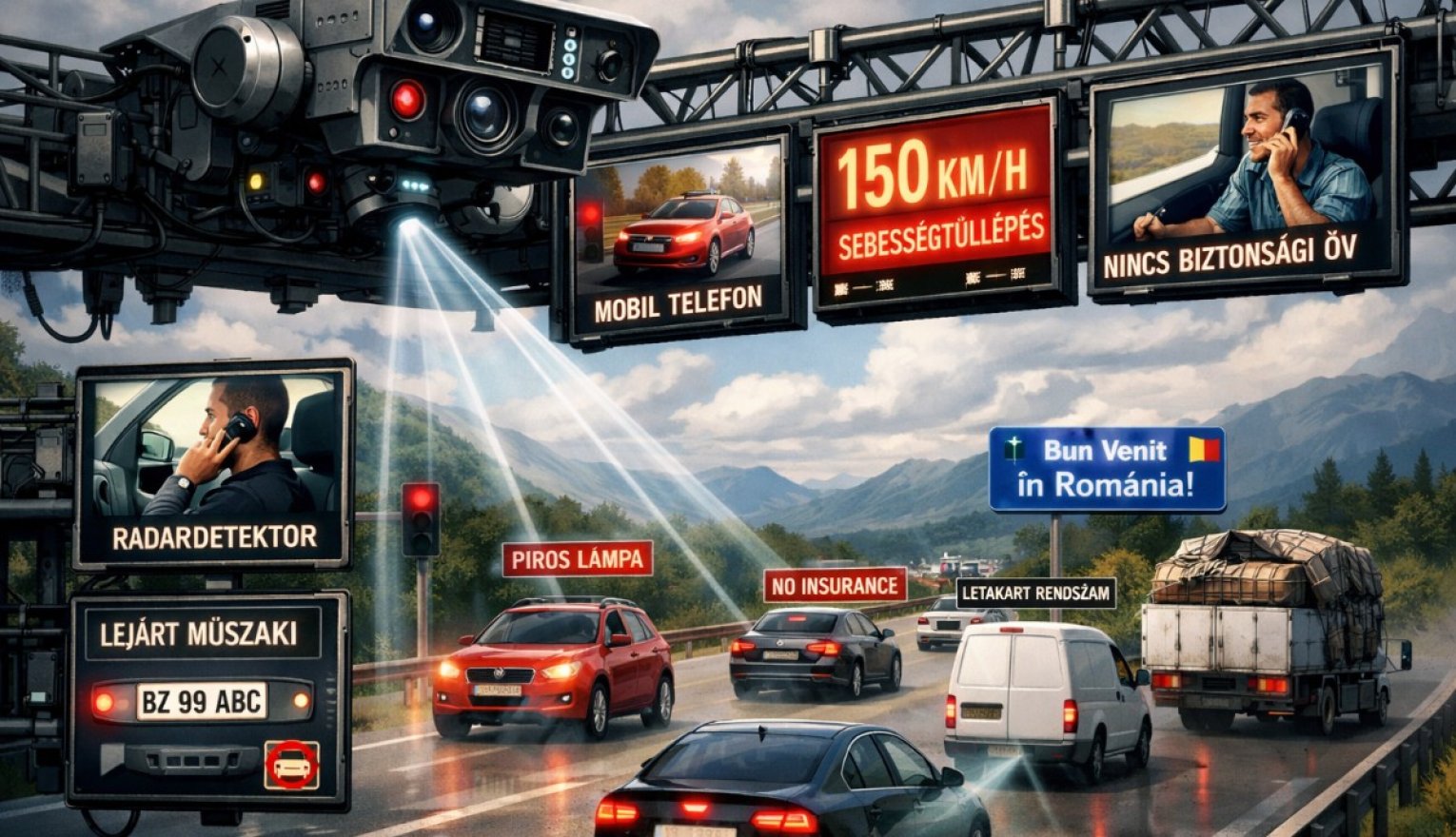 Új radarkamerák segítségével fognak mindent látni a hatóságok a főutak mentén – hírek vasárnap