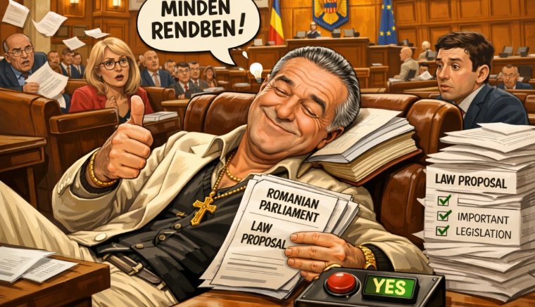 Gigi Becali képviselő úr nem olvas, csak szavaz, Amerikának pedig mindig igent mond – hírek vasárnap