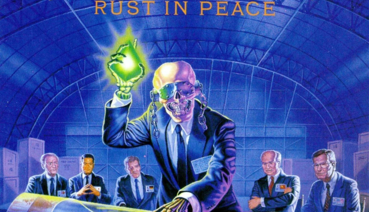 Illusztráció: A Megadeth Rust in Peace című lemezének borítója 