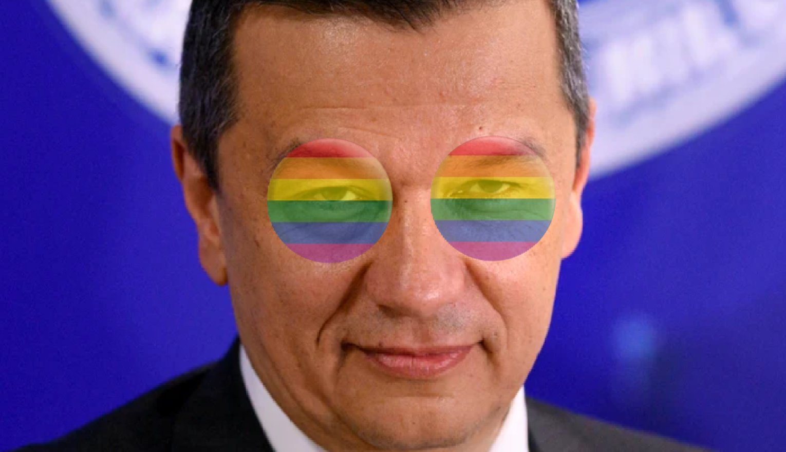 Ezt nem láttuk jönni: Sorin Grindeanu PSD-elnök keblére ölelte a szivárványzászlót…