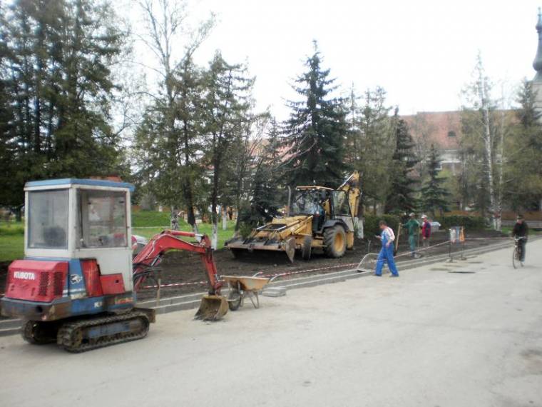 A munkagépektől zajos jelenleg Alfalu