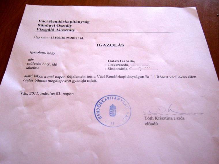 Fejlemények csalás-ügyben