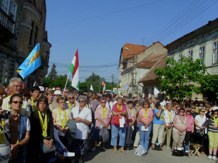 Elbúcsúztatták a gyergyóiak a zarándokokat