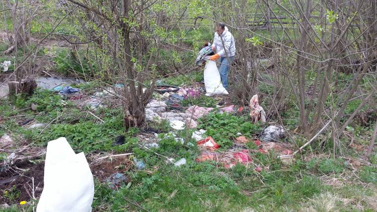 Takarított a polgárőrség