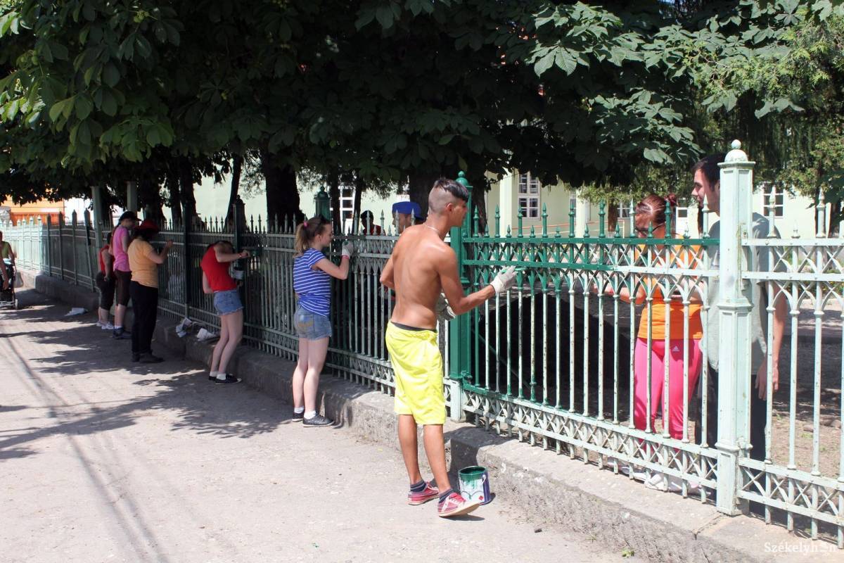 A tizenkilenc korábbi alkalommal tizenkilenc helyszínen dolgoztak az önkéntesek. Most Szárhegy következik. Archív •  Fotó: Pethő Melánia