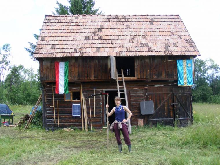 Gyergyóban gyakorlatozik az egri lány