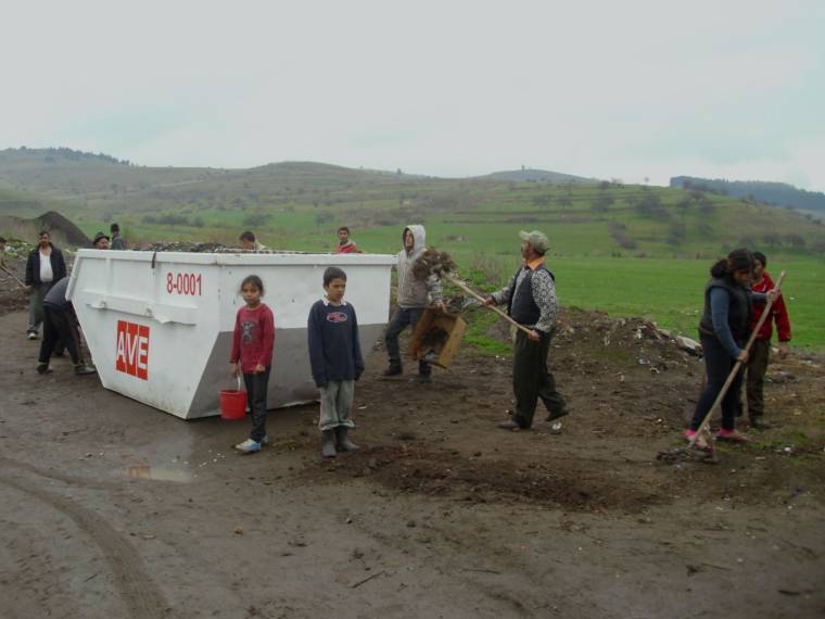 Takarítás a cigánysoron