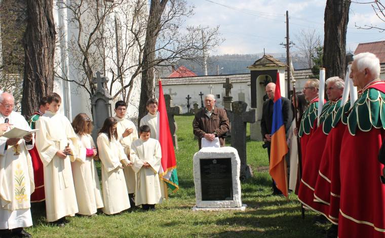 Emléktábla-avatás az Örmény Holokauszt századik évfordulóján