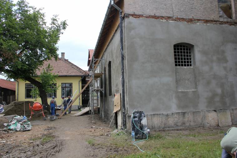 Felújítás alatt a gyergyószentmiklósi Pitypang óvodaközpont