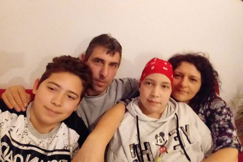 A Nagy család Németországban. A nehézségek lassan már csak az emlékekben élnek •  Fotó: Nagy Erika