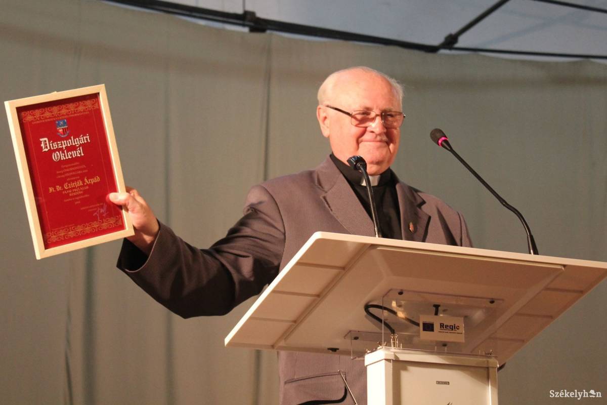 Czirják Árpád. Ígéri, továbbra is harcolni fog az erdélyi magyarságért •  Fotó: Pethő Melánia