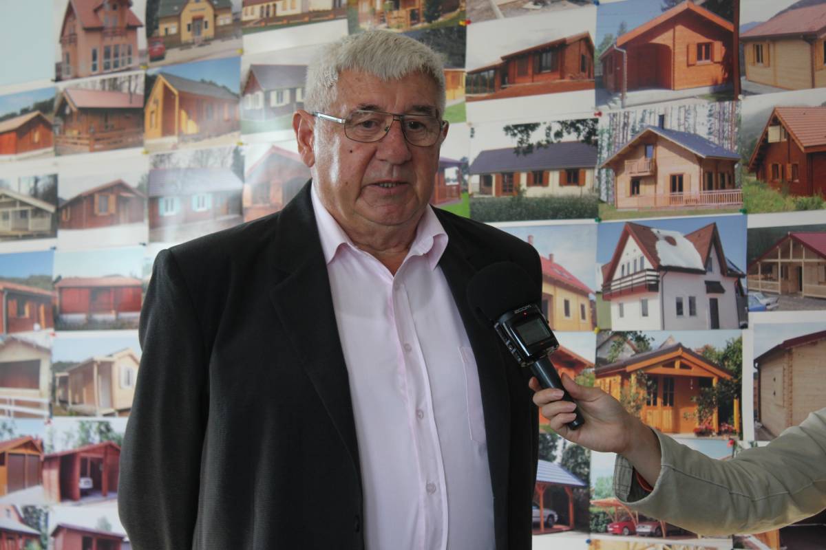 Romfeld János állítja: sportszeretetét örökölte •  Fotó: Baricz Tamás Imola