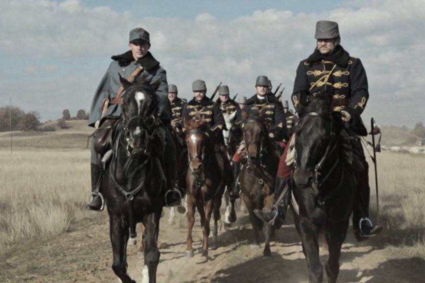 Magyar huszárok. Jelenet a filmből 
