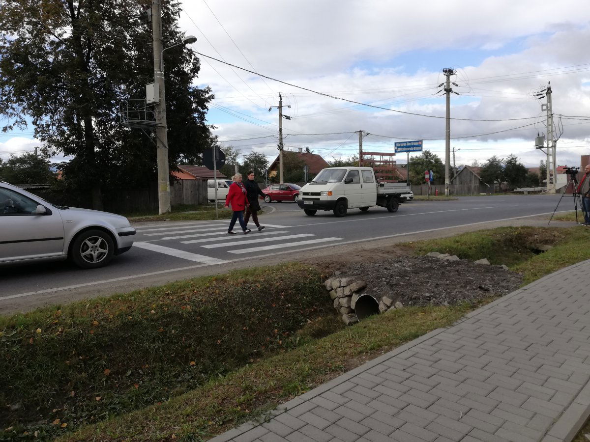 Immár rendeltetésének eleget tesz a gyalogátjáró • Fotó: Baricz-Tamás Imola