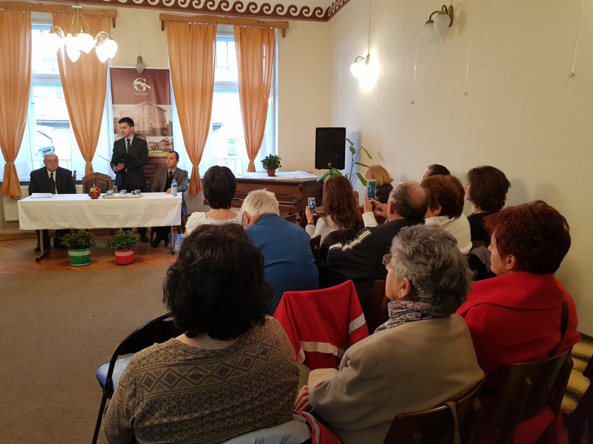 Garda Dezső a 2018-as nemzetközi történészkonferencián •  Fotó: Balázs Katalin