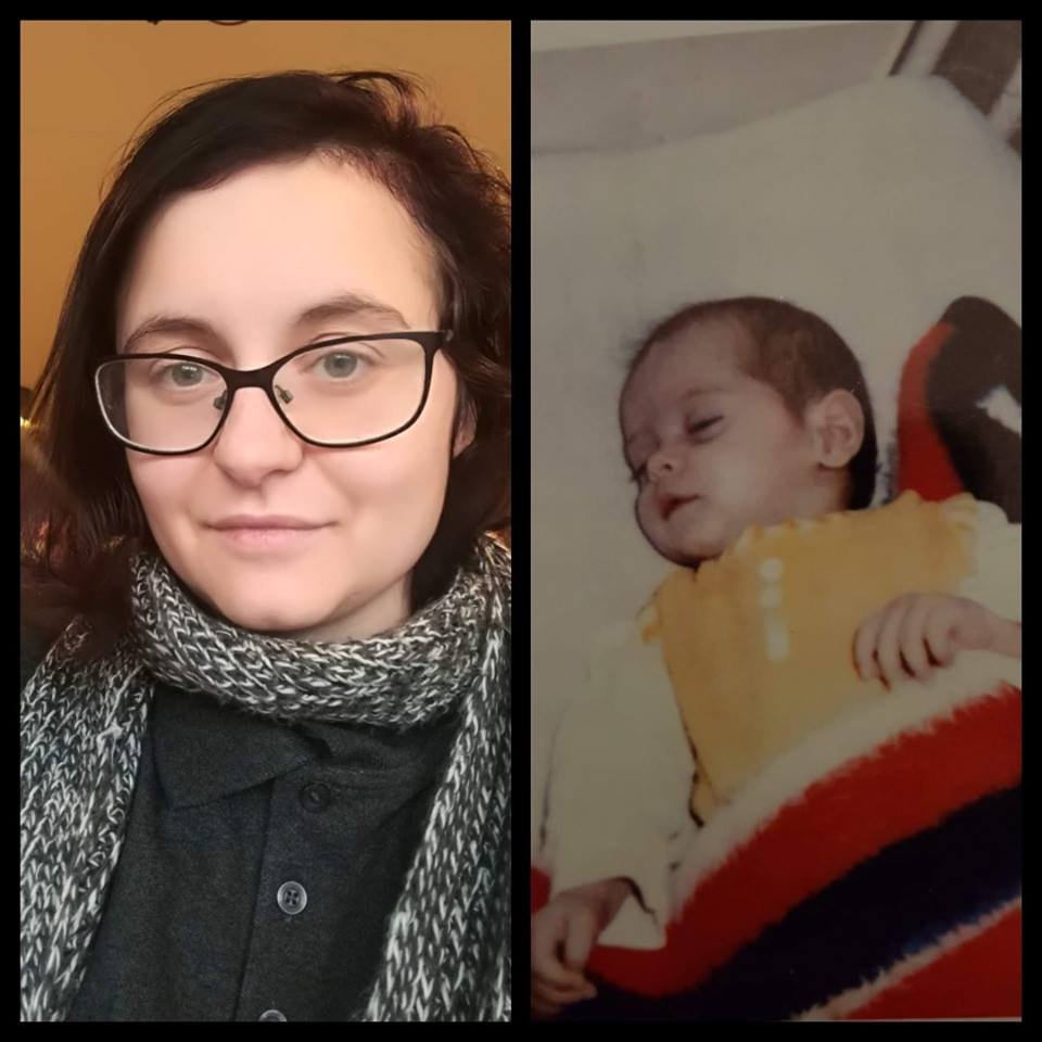A felhívásban megjelent fotó az édesanyját kereső Kovács Erikáról 