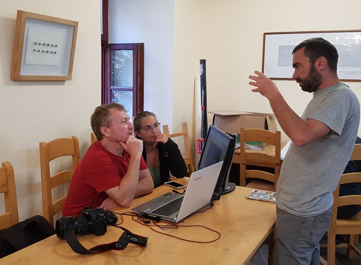 Alkotás és ötletadás egyaránt része volt az Őszi Művésztelepnek &bullet;  Fotó: Balázs Katalin