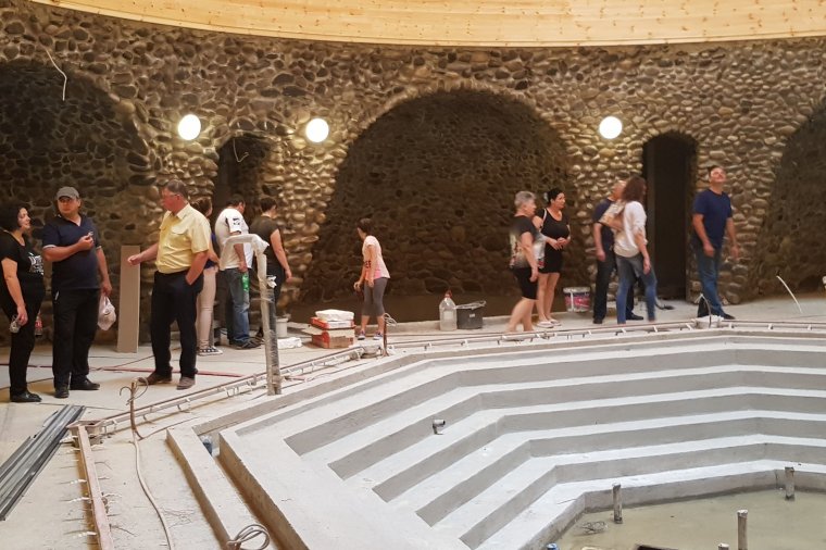 A Borszéken épülő wellnessközpontban jártunk