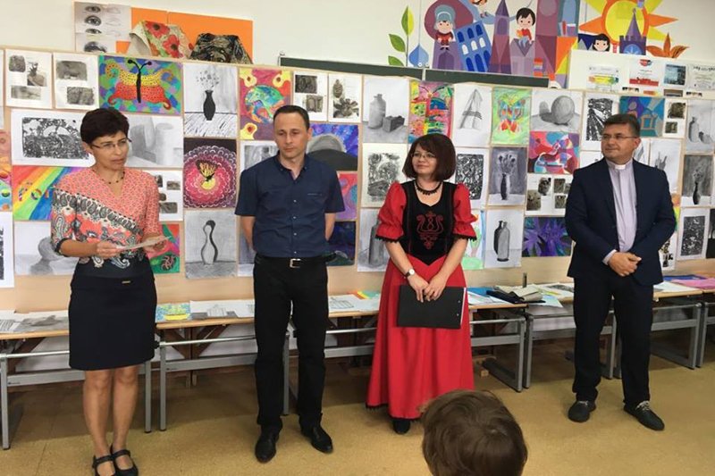 Tanévet zártak, kiállítást nyitottak az új műteremben • Fotó: Vaskertes Általános Iskola