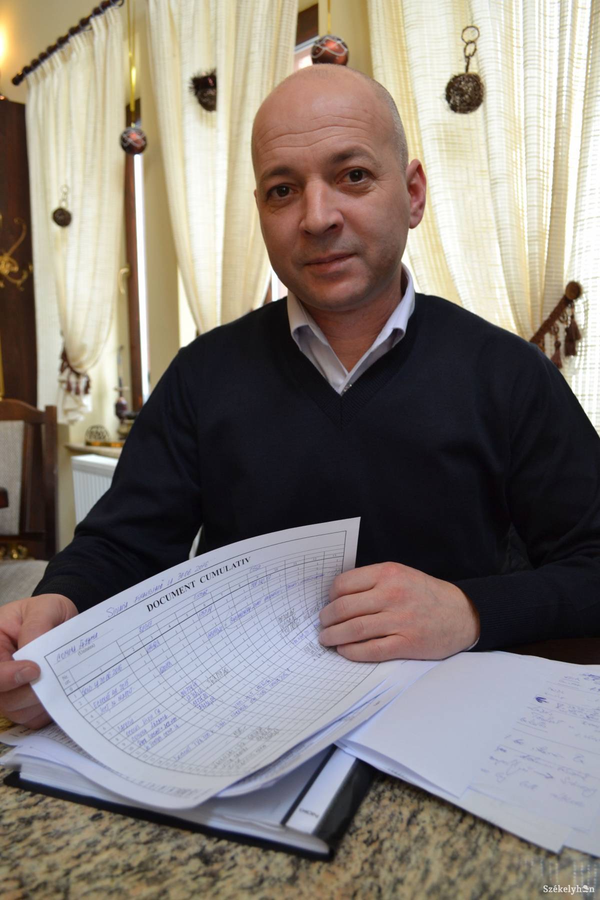 Danguly Ervin. Nem ért egyet a meghozott döntéssel •  Fotó: Balázs Katalin