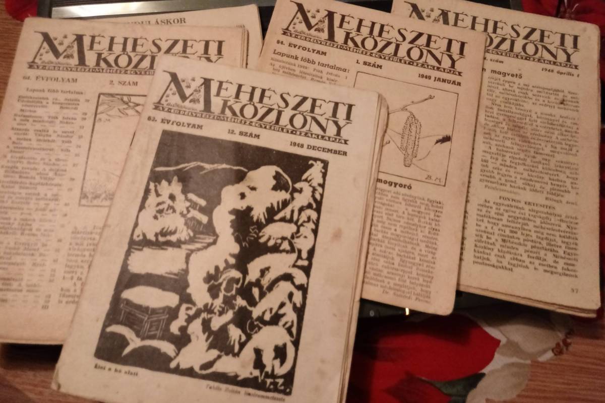 A Méhészeti Közlönyben a gyergyószentmiklósi Márk István gondolatai is olvashatók •  Fotó: Mezei Attila / Facebook