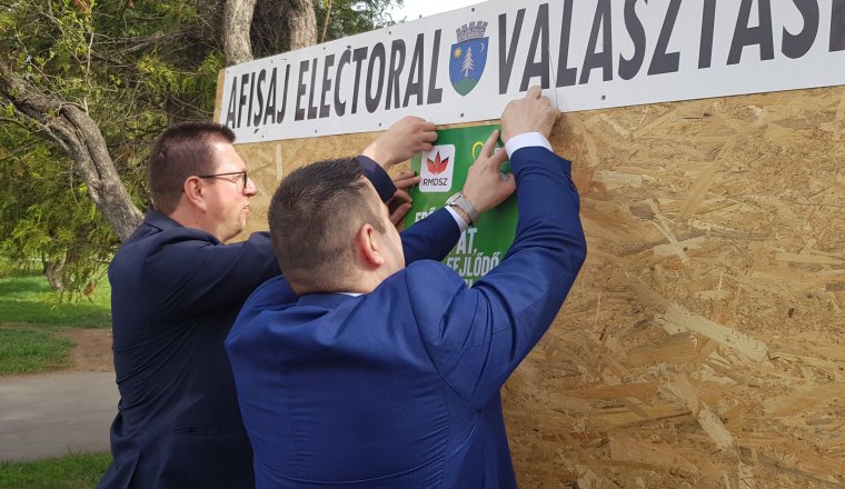 Kitűzte az első kampányplakátot Vincze Lóránt EP-képviselőjelölt