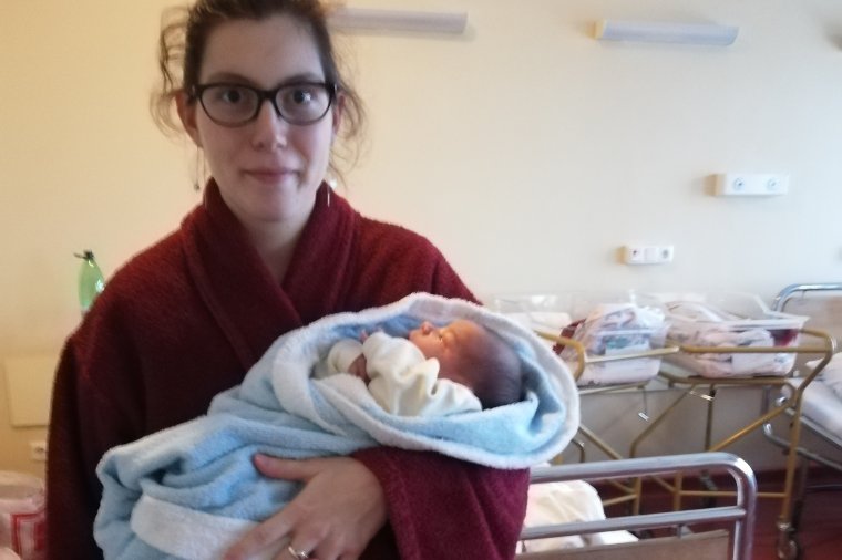 Mátyás nemcsak az új év, hanem a család első babája is