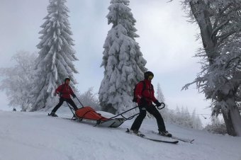 Az év első napján is bőven akadt dolguk a hegyimentőknek, főként a sípályákon volt szükség a segítségükre