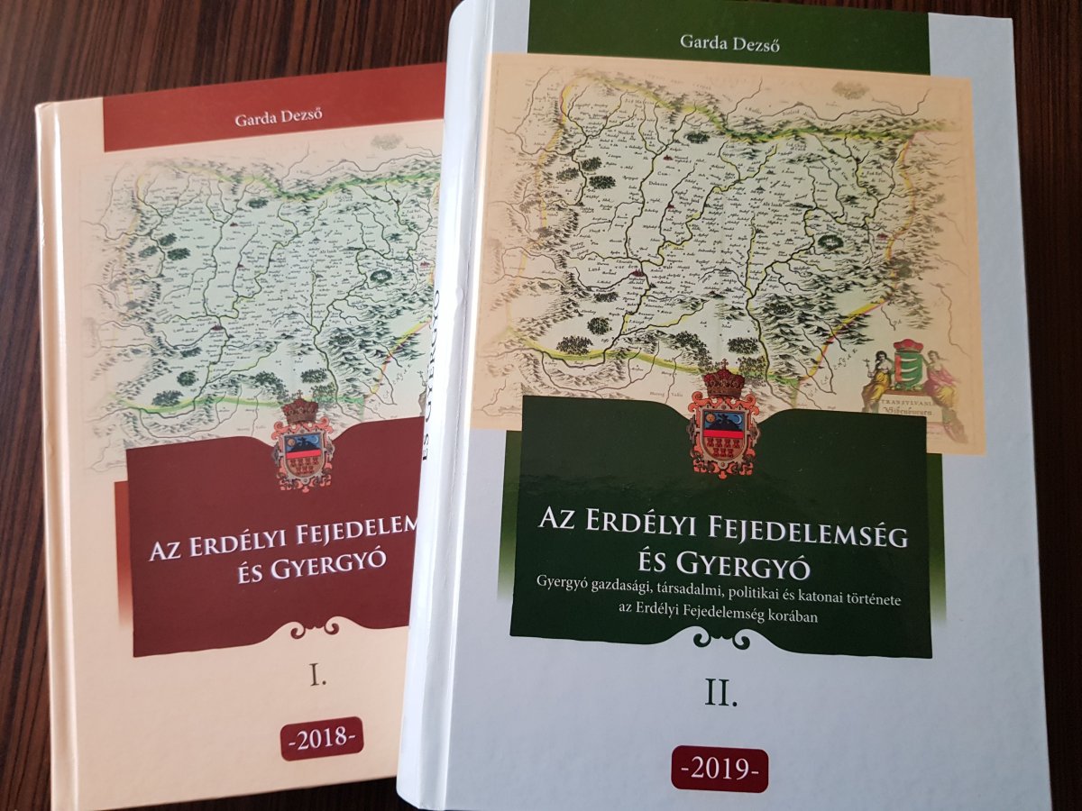 Forrásértékű művek: Az Erdélyi Fejedelemség
és Gyergyó című könyv két kötete 