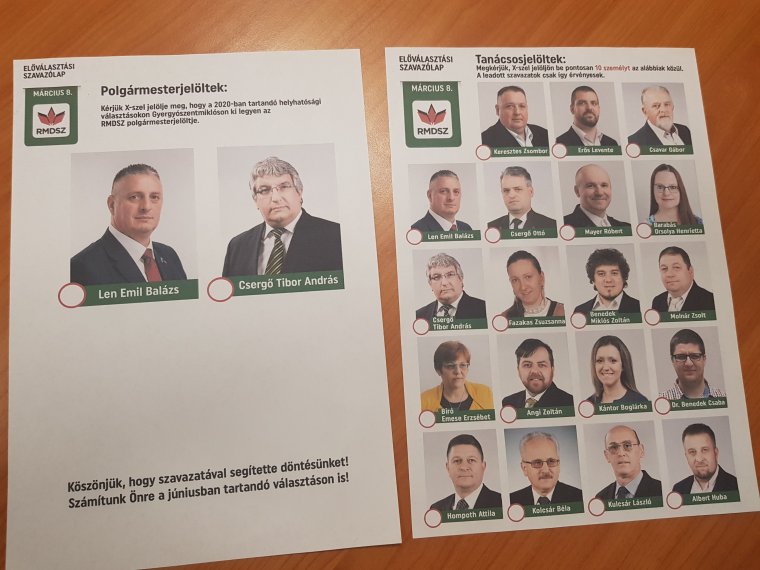 Vasárnap tartják az előválasztást Gyergyószentmiklóson