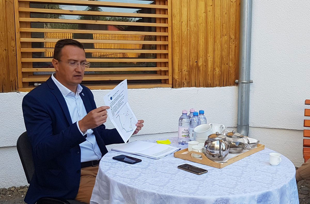 Nagy Zoltán, Gyergyószentmiklós polgármestere. Kampányfogásnak minősíti Borboly akcióját •  Fotó: Gergely Imre