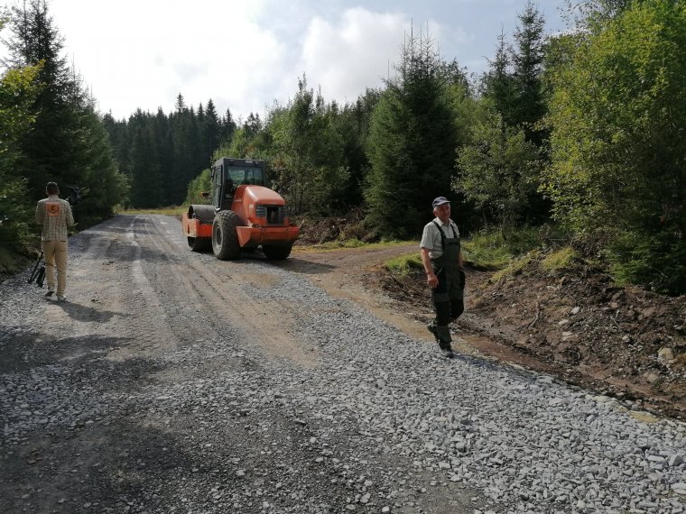 Erdei utakat és középületet újítanak fel Gyergyóújfaluban és környékén