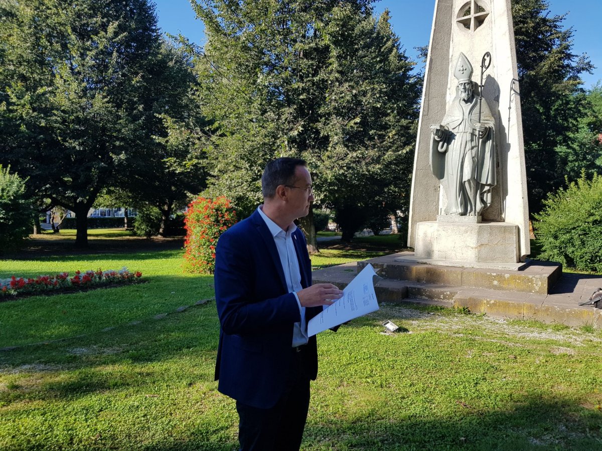 Nagy Zoltán, Gyergyószentmiklós polgármestere •  Fotó: Gergely Imre