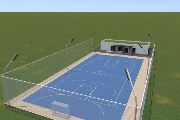 Sportpálya egészíti majd ki a közösségi teret