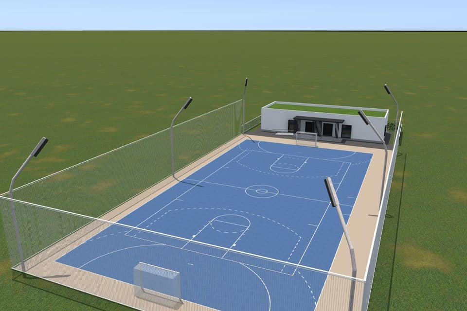 Labdarúgás mellett a pályát tenisz, kézilabda, kosárlabda és más sportágak kedvelői is használhatják •  Fotó: Forrás: RMDSZ