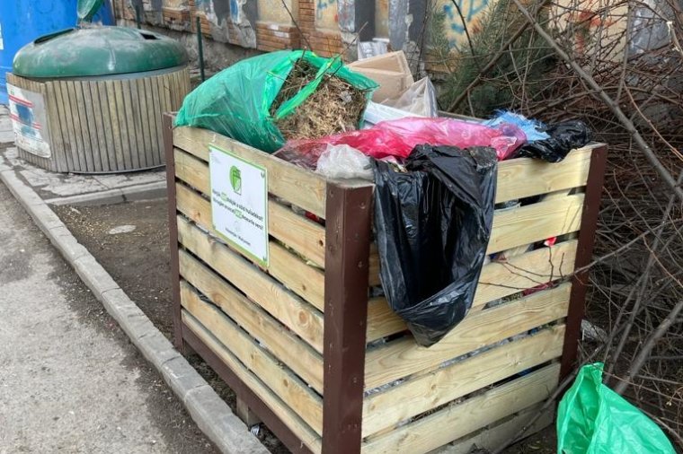 A szemét nem komposztálható